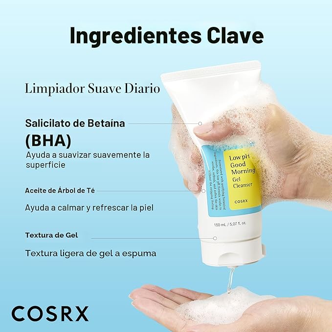 COSRX Low pH Good Morning Limpiador facial en gel 150 ml