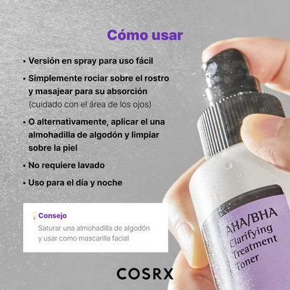 COSRX Tónico Exfoliante Facial AHA/BHA 150ml